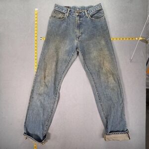 Edwin Jeans Mens Selvedge 505X Light Dirty Wash Blue Straight Japan Fits 28x32